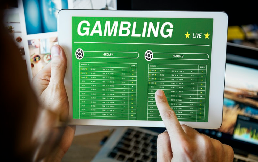 online gambling on tablet